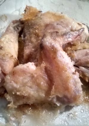 Una foto de Pollo "frito" al horno