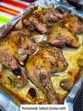 Butter Baked Chicken with Garlic