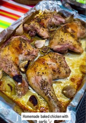Foto resep Butter Baked Chicken with Garlic