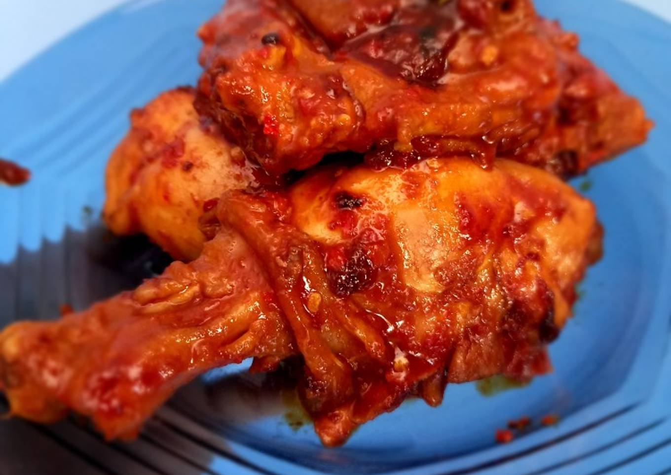 Ayam bakar teflon pedas manis