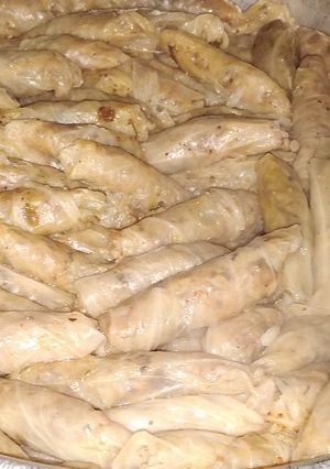 صورة لوصفة محشي الكرنب او الملفوف 😋