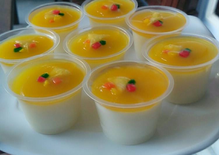 Cara Memasak Puding Sutra Nutrijel Yummy Yang Lezat