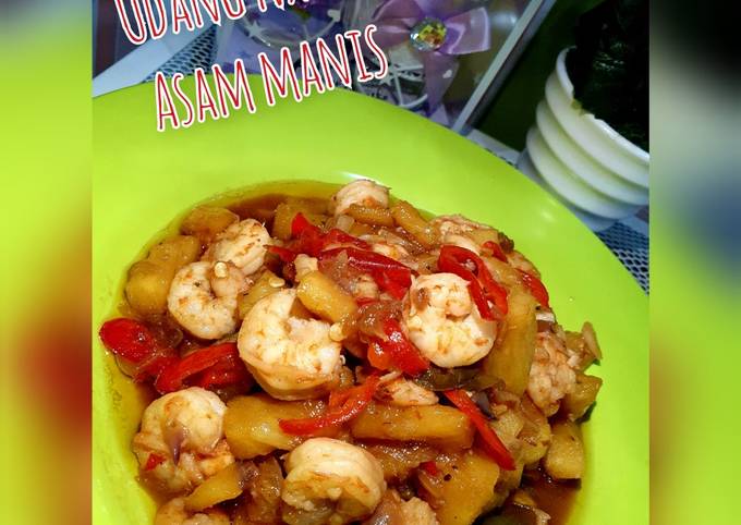 Udang nanas asam manis