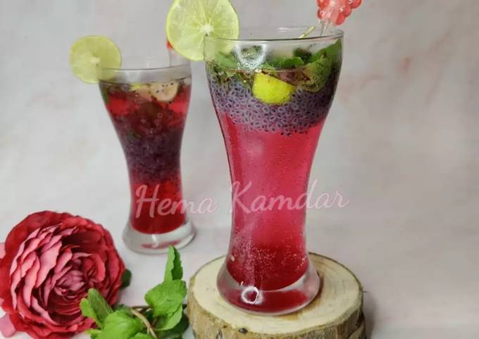 Rose Strawberry Mojito