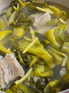 鹹菜排骨湯 的食譜成品照片