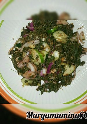 A picture of Moringa (local salad).