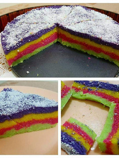 صورة لوصفة حلاوة السميد الملونة 🍭