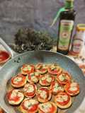 Skillet Margherita Mini Pizzas