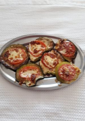 Una foto de Medallones de zapallitos al horno