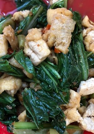 Foto resep Tumis tahu dan sawi hijau