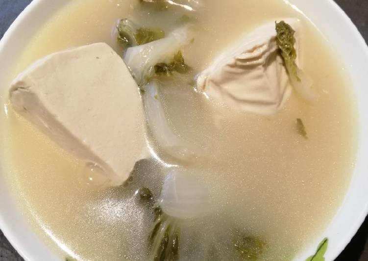Recipe of Delicious Fish Tofu Soup
