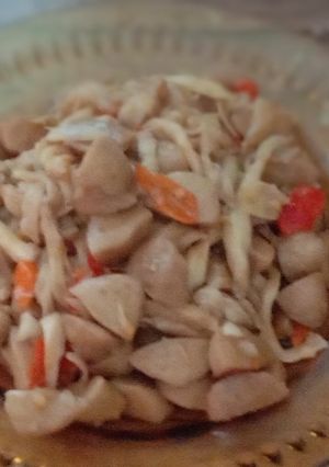 Foto resep Oseng Somur (bakso jamur)