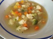 Una foto de puerros thermomix