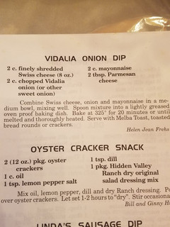 A picture of Vidalia Onion dip.