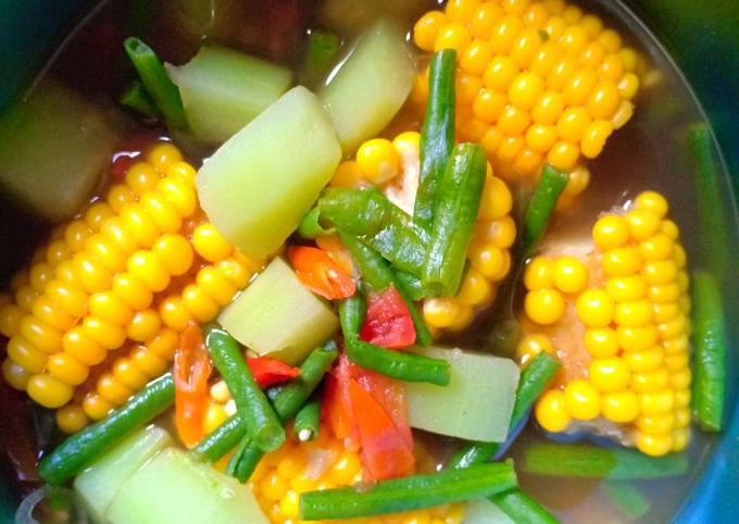 Sayur Asem semar mesem Ala bumbu Sajiku 😋