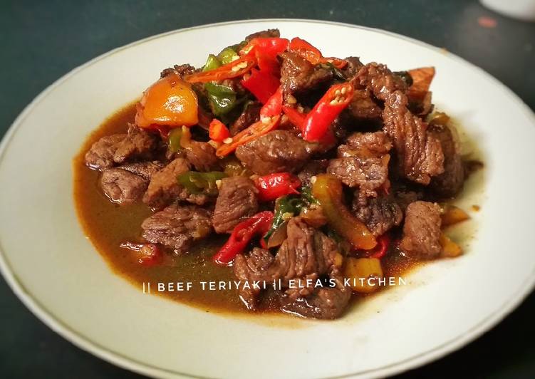 Simple Beef Teriyaki ala elfas kitchen