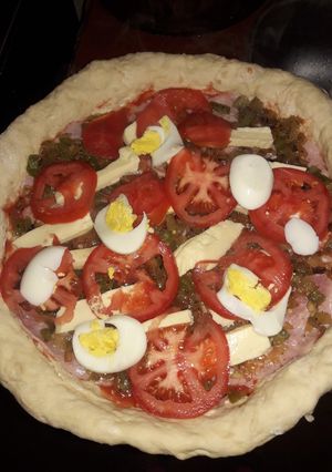 Una foto de Pizza rellena 😉