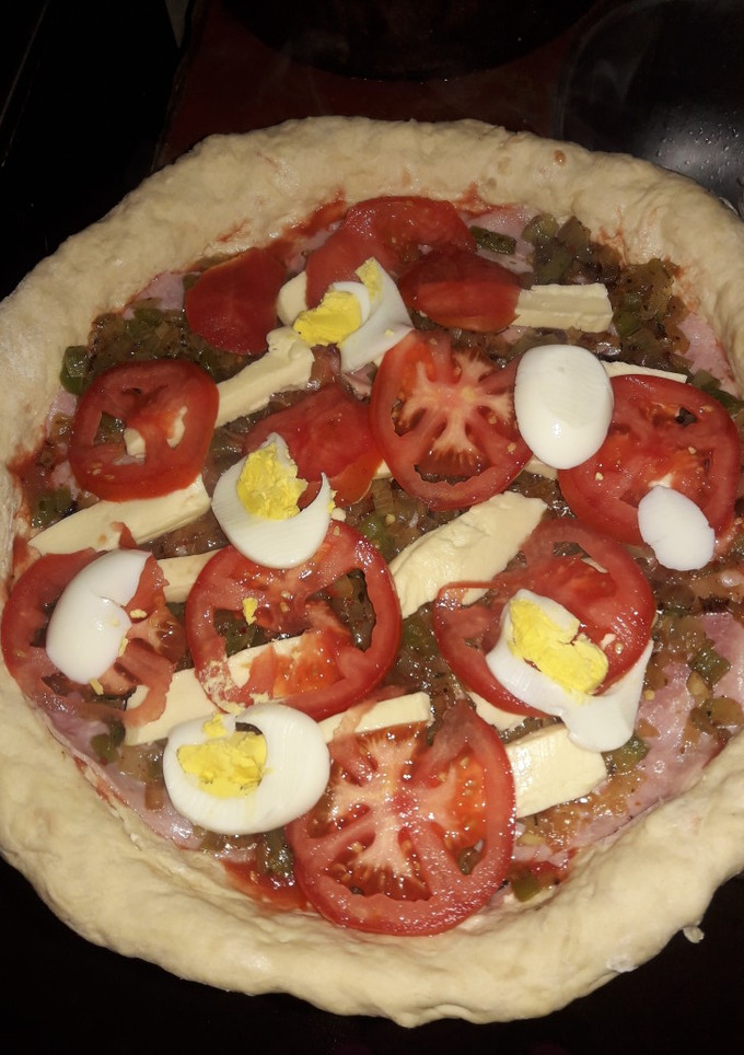 Una foto de Pizza rellena 😉