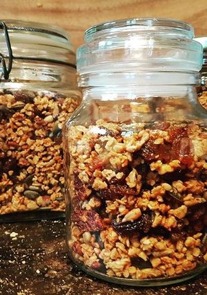 A picture of Fast and Healthy Pecan Granola.