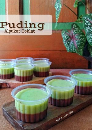 Foto resep Puding Alpukat Coklat (cup)
