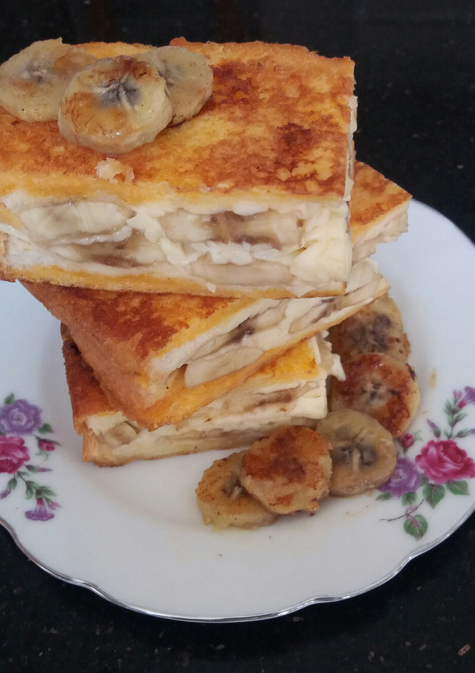 Foto resep Sandwich Pisang Keju