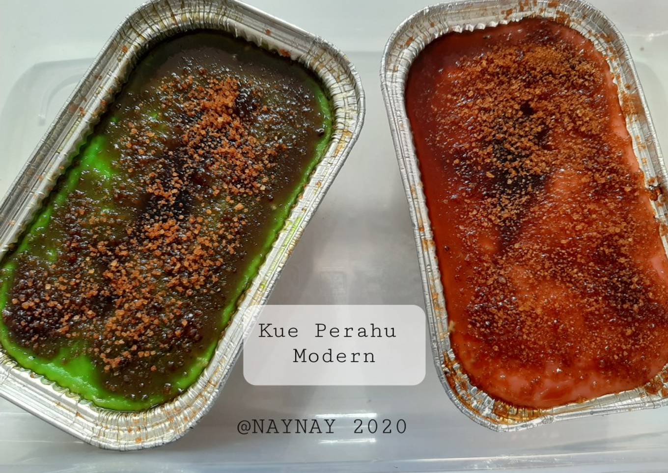 Kue Perahu Modern (Kue Perahu Susu)