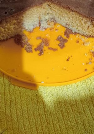 Una foto de Torta de manzana 🍎 y naranja 🍊. Un manjar