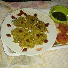A picture of Makki ki masala tikki.