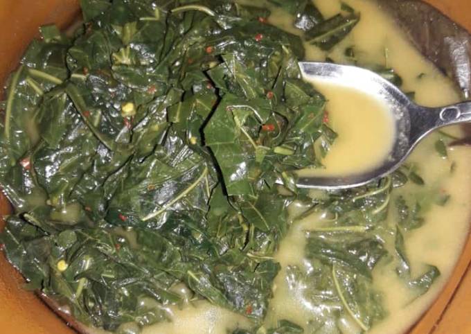 Sayur Daun Singkong Kuah Santen #afifahbelajarmasak👩🏻‍🍳