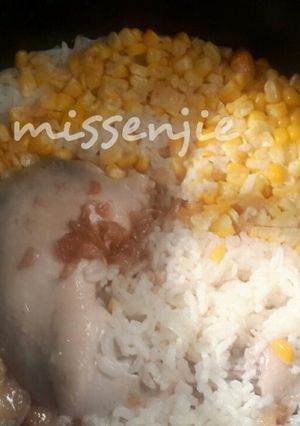 Foto resep 32. Nasi Ayam Magic Com ala Anak Kost