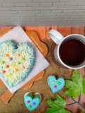 Bolu kukus ombre love in blue