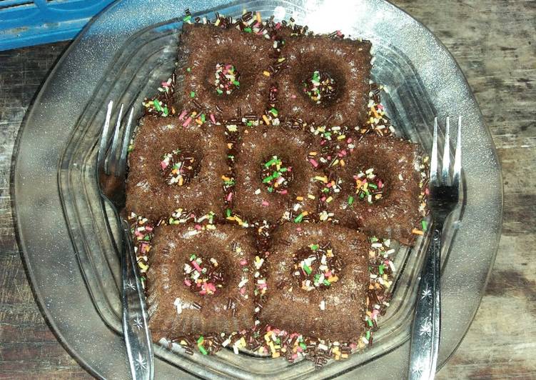 Resep Brownis kukus chocolatos Anti Gagal