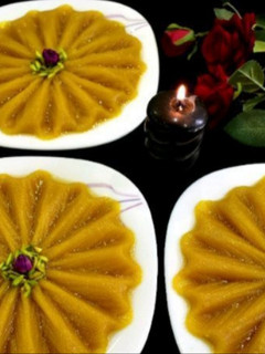 عکسی از دستور 🌸 حلوای شیر 🌸