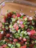 Salada de Pepino e Tomate