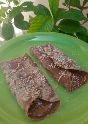 Una foto de Crepes de Chocolate🍫🥞