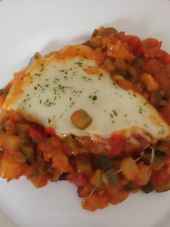 Una foto de Pisto fácil y rápido con Provolone