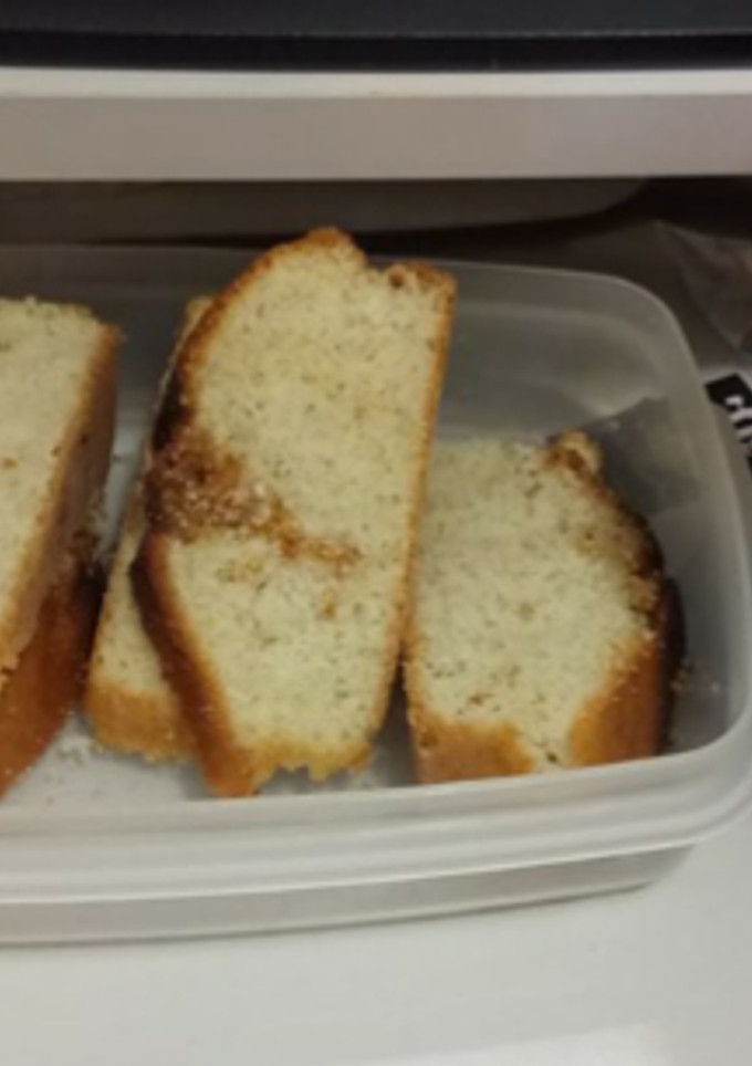 Una foto de Budín de coco y dulce de leche