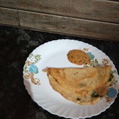 Toor dhal chila A picture of Toor dhal chila.