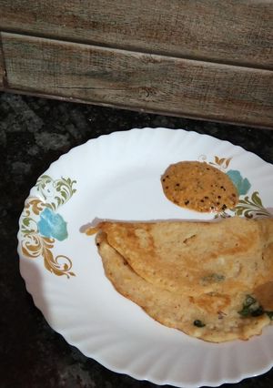A picture of Toor dhal chila.