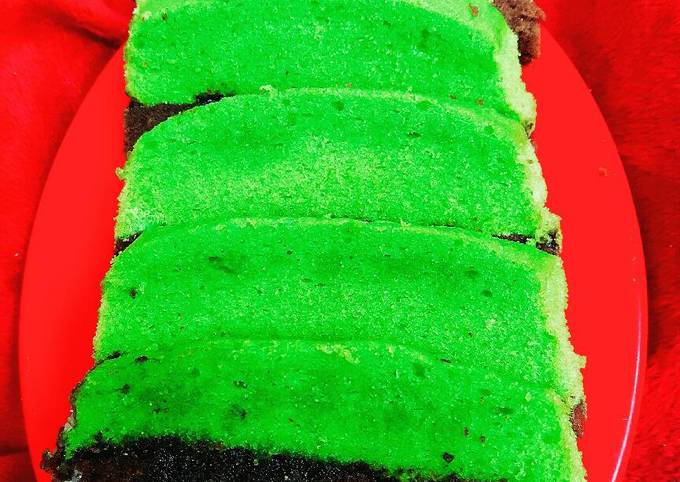 Bagaimana Menyiapkan Bolu kukus coklat pandan enak maknyusss😙😍😘, Bikin Ngiler