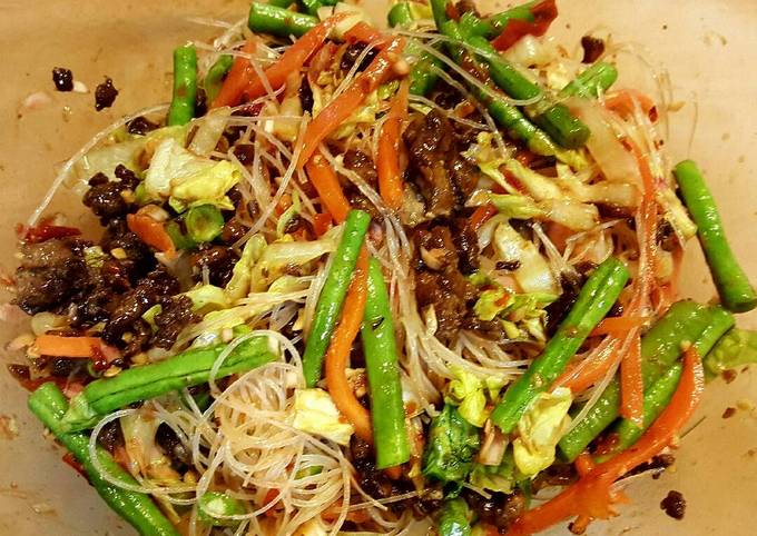Easiest Way to Make Speedy Spicy Glass noodle salad