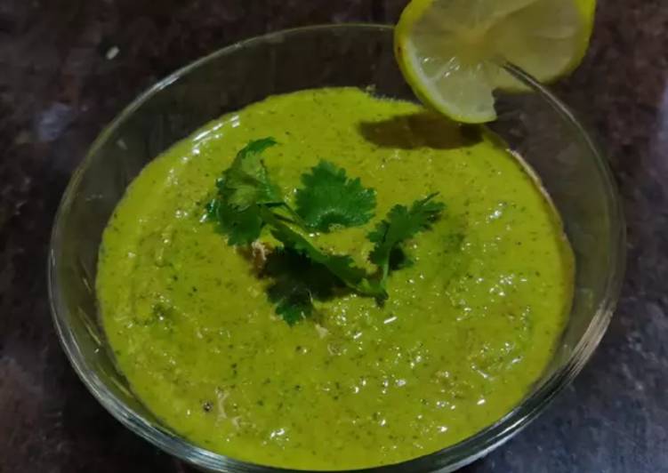 Simple Way to Make Quick Green coriander chutney