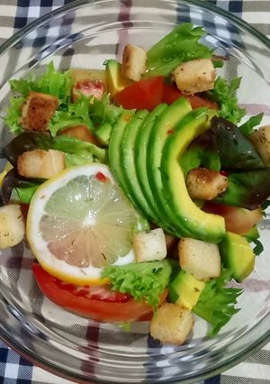 Foto resep Veggie Salad with Italian Dressing
