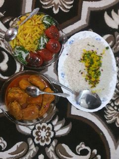 عکسی از دستور زرشک پلو با مرغ