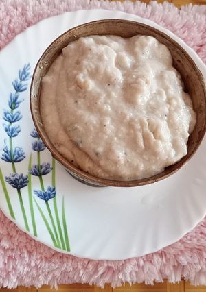 A picture of Waterchestnut and makhana kheer.