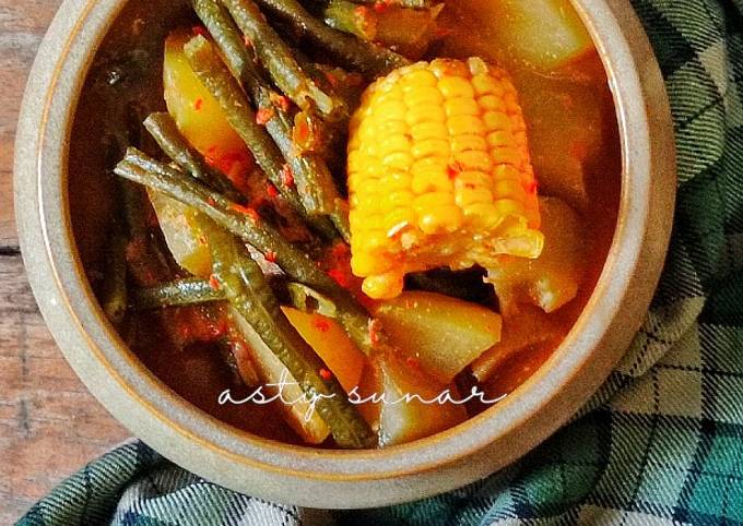 Resep Sayur Asem Bumbu Tumis Resep Sayur Asem Bumbu Tumis