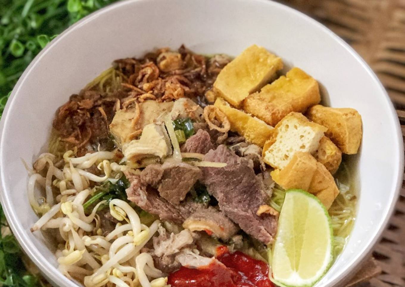 Sup Campuran Bihun Utara