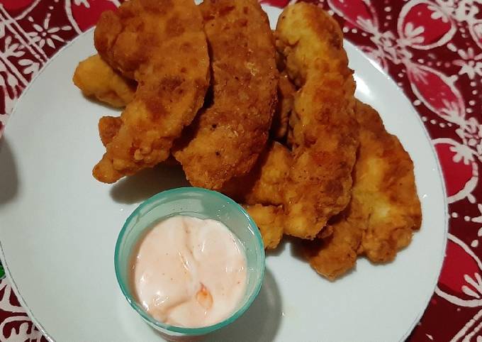 Fillet ayam goreng tepung sambal mayo