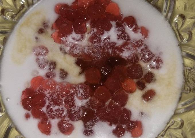 Resep Bubur sagu mutiara gula merah 🍹 oleh Audia - Cookpad