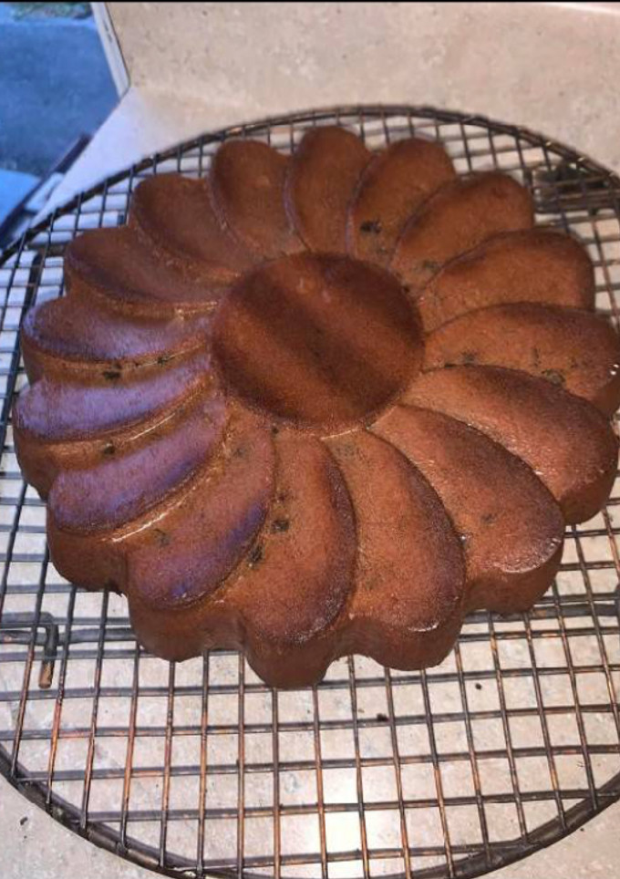 Una foto de Pan de queso crema y chocolate sin harina